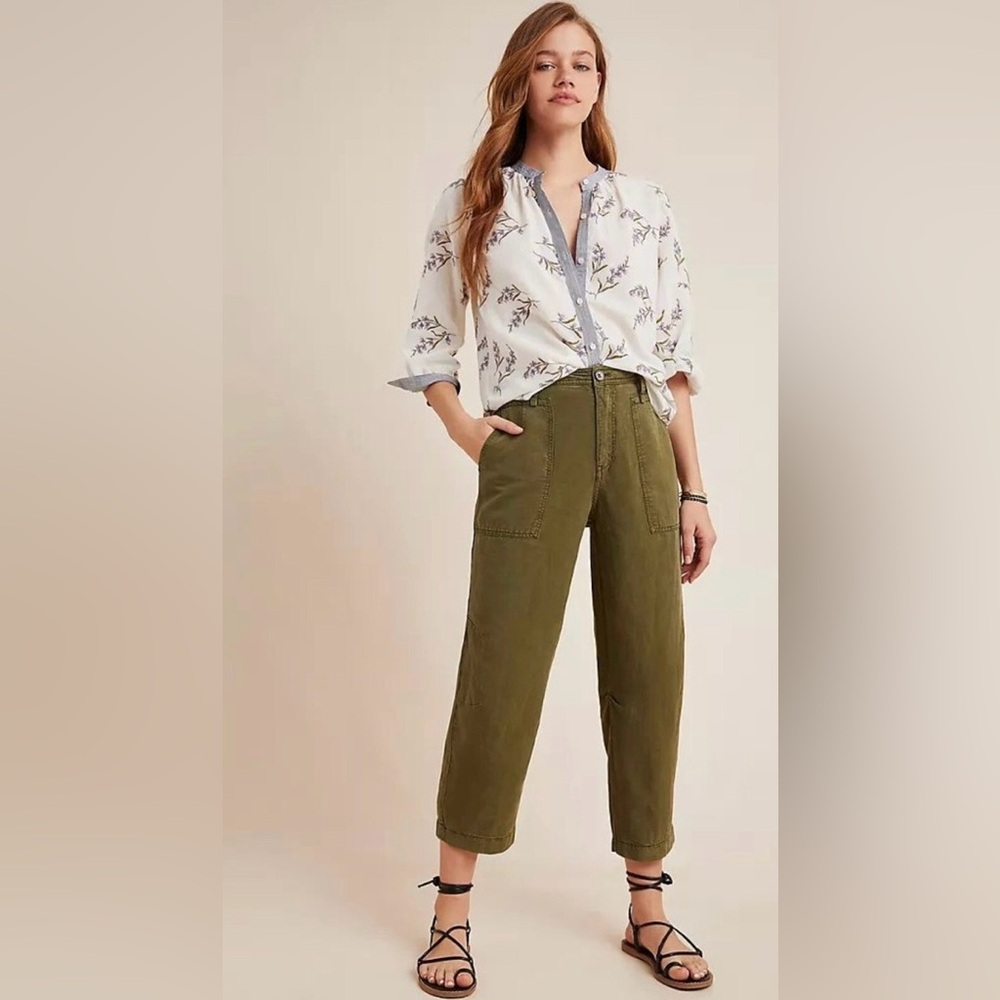 Anthropologie Audra Utility Pants
